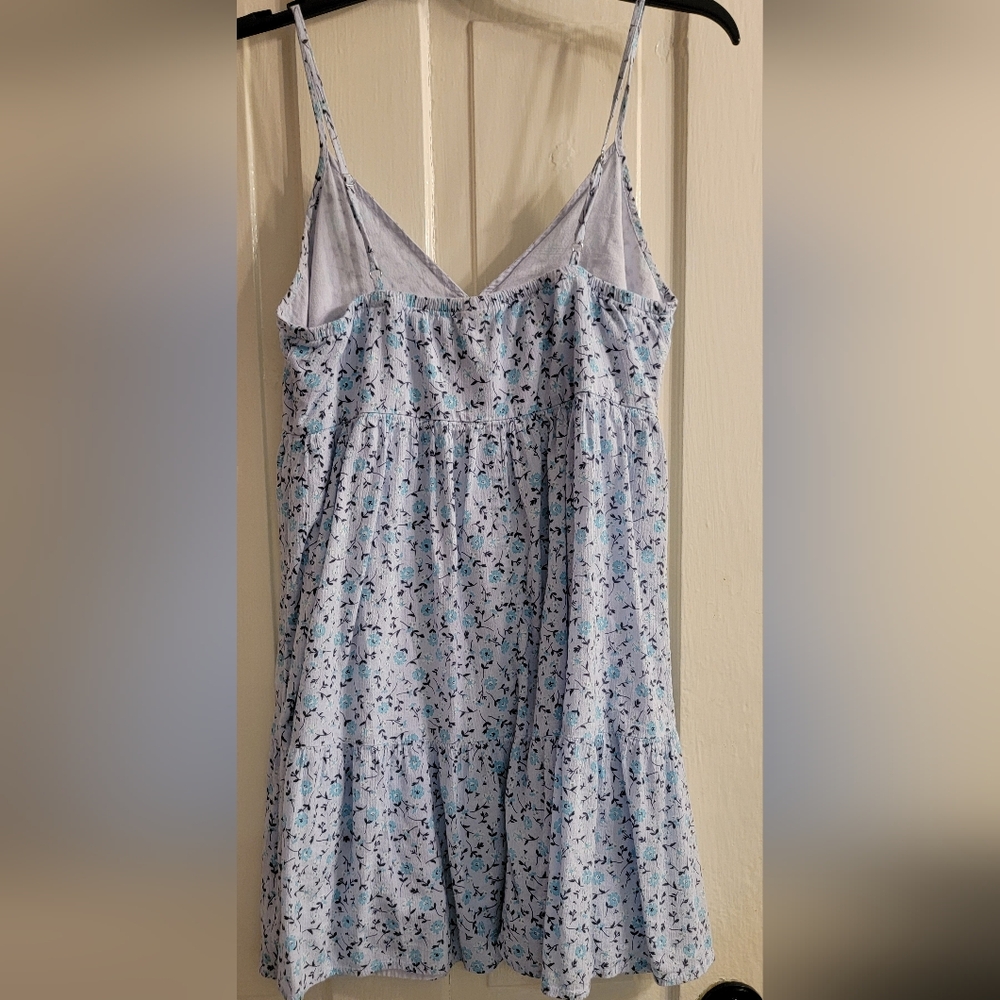 Wild Fable Blue Floral Spaghetti Strap Dress. PERFECT FOR SUMMER SIZE S - Picture 2 of 4